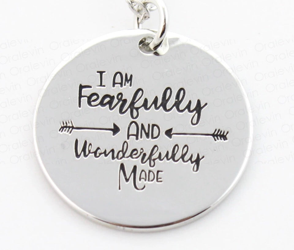 Pendant “I’m Fearfully And Wonderfully Made”